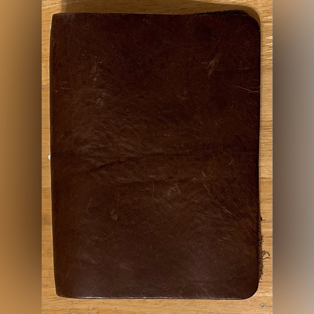 Dark Brown A6 Cover